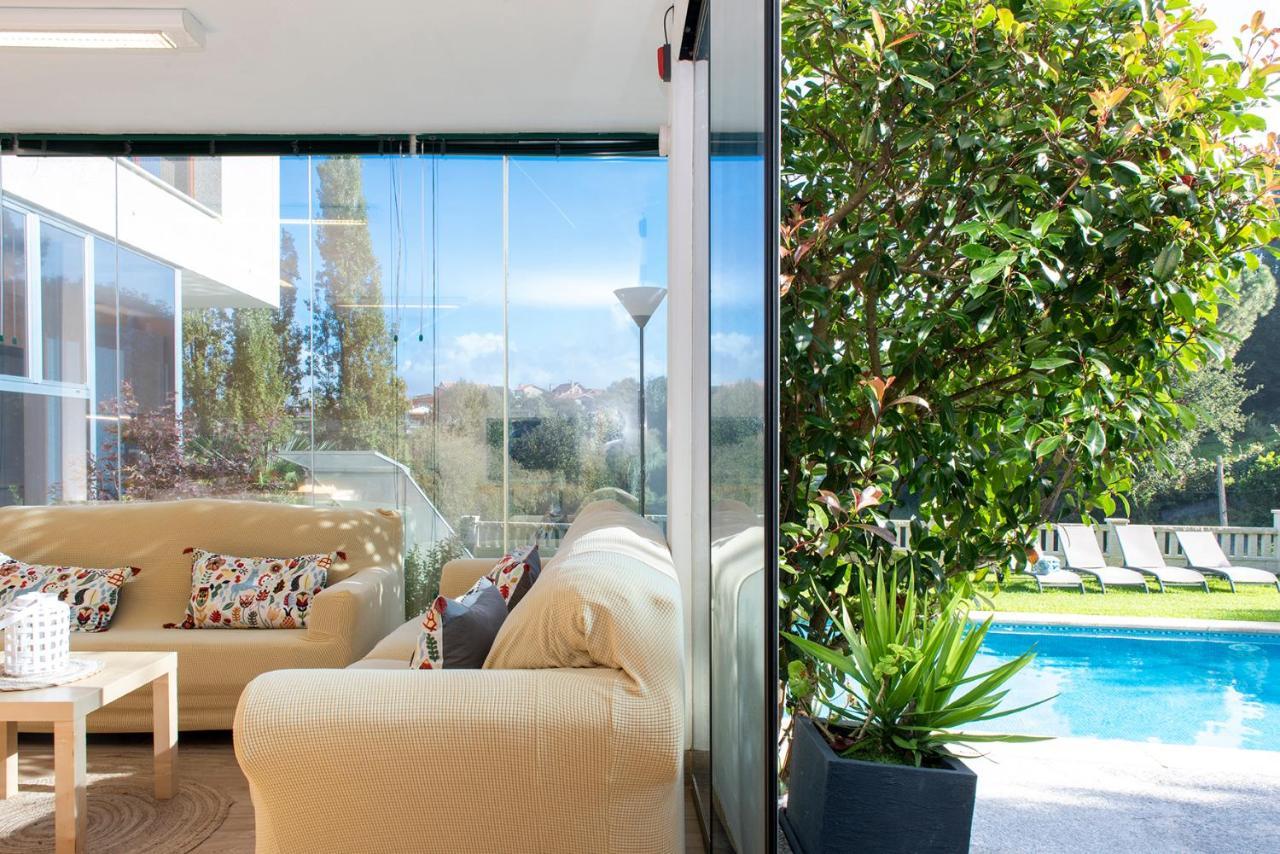 Villa Casa El Castanal Con Piscina Privada à Vigo Extérieur photo