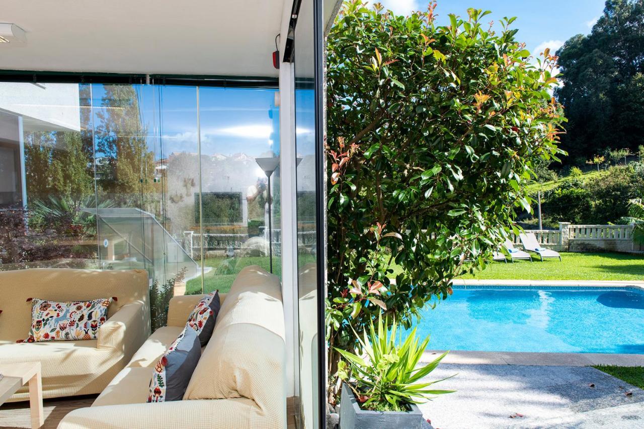 Villa Casa El Castanal Con Piscina Privada à Vigo Extérieur photo