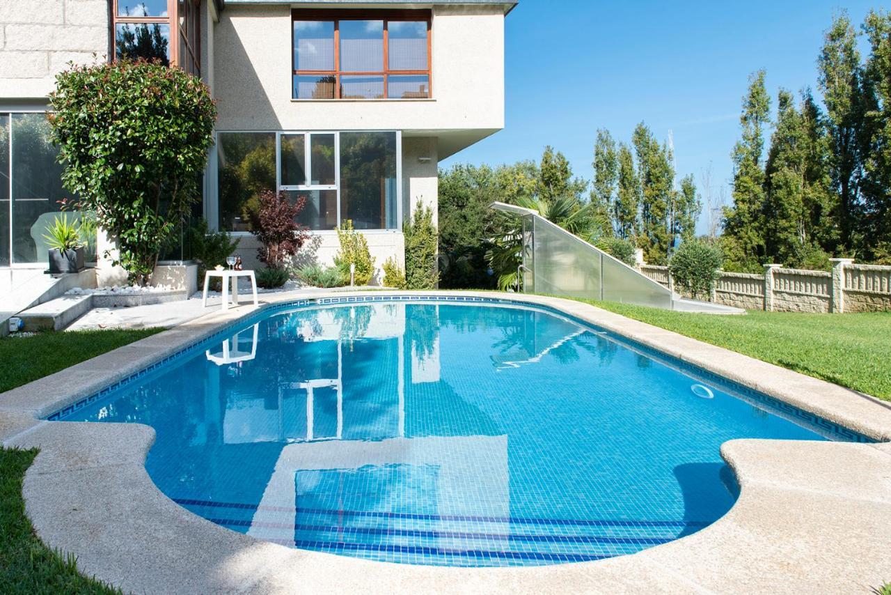Villa Casa El Castanal Con Piscina Privada à Vigo Extérieur photo